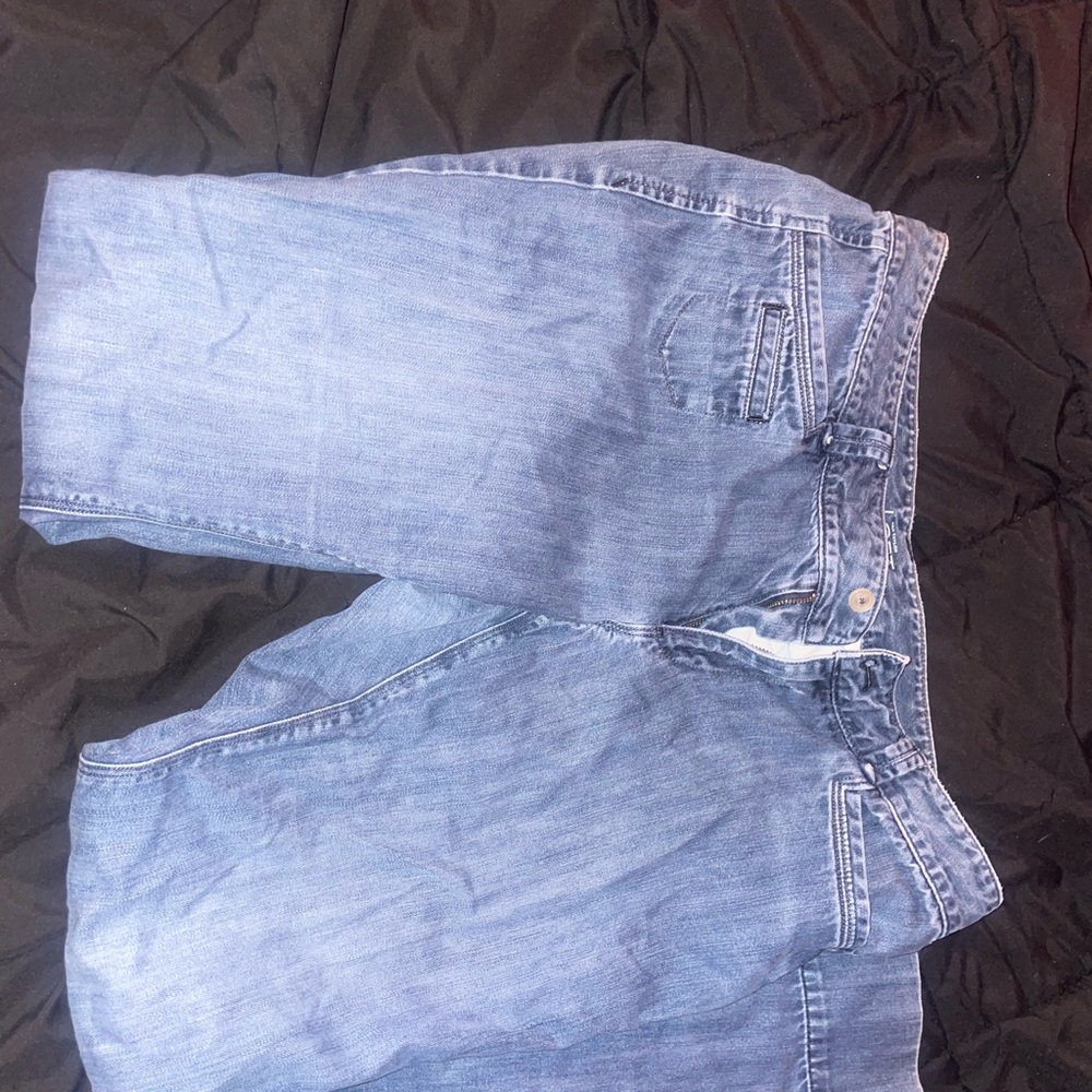 Ann Taylor Loft Gray Flare Jeans